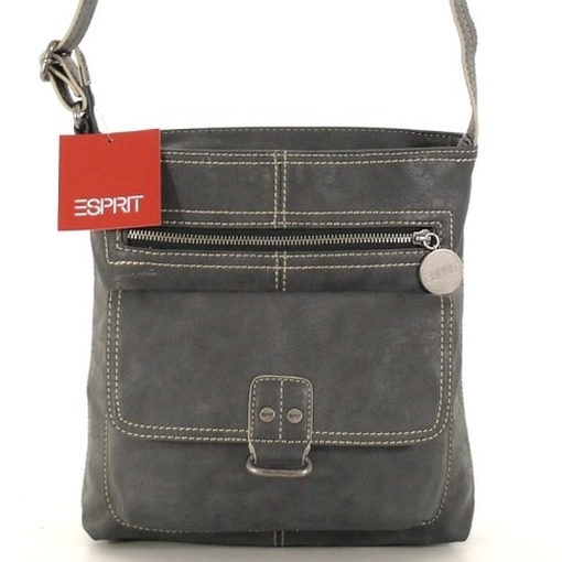 ESPRIT AMY BLAU P15121 421 LEDER HANDTASCHE TASCHE