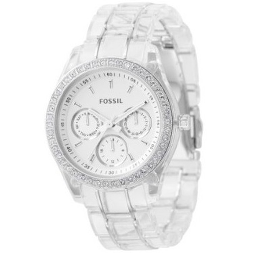 FOSSIL ES2364 DAMENUHR STAR ES 2364 WEIß JUWELIER  